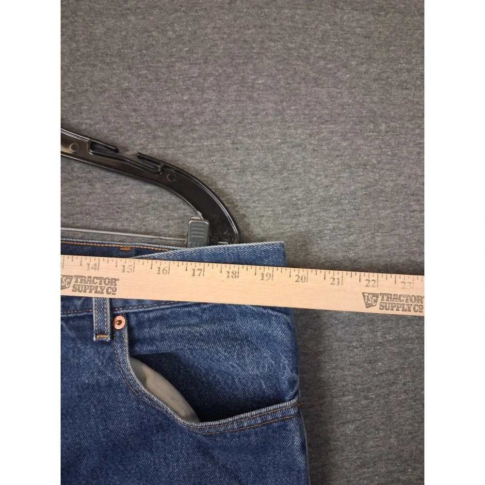 Levis Mens Jeans 40x34 Blue Denim 517 Bootcut Americana Cowboy Western Street